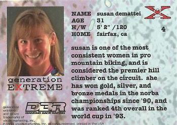 1994 Vision Generation Extreme #4 Susan Demattei Back